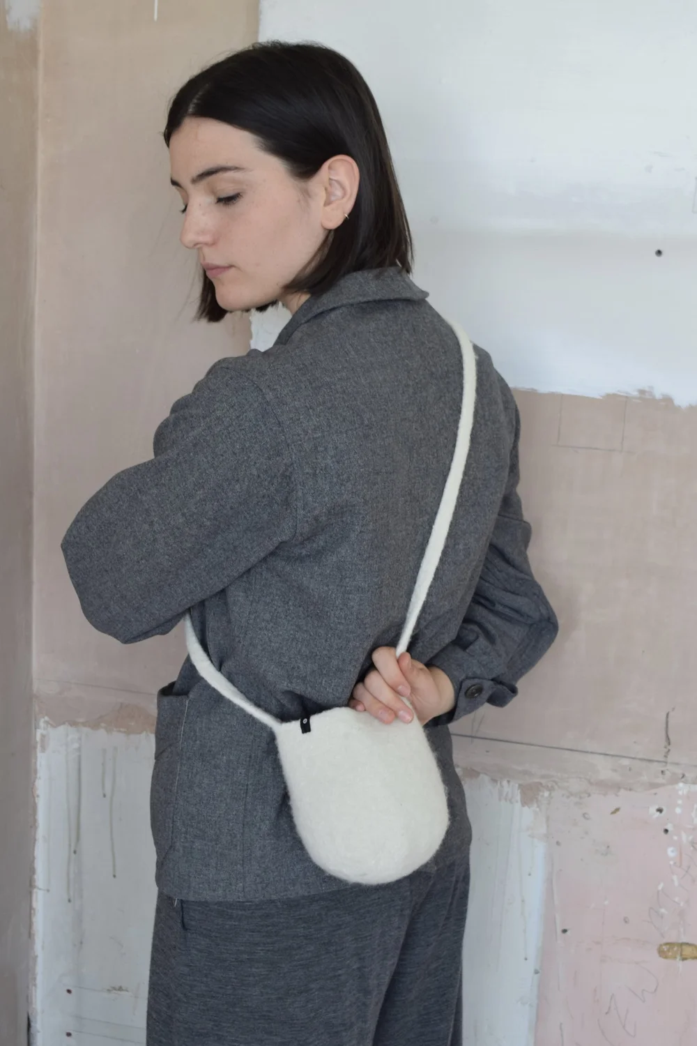 cecilie telle バック/ivory 