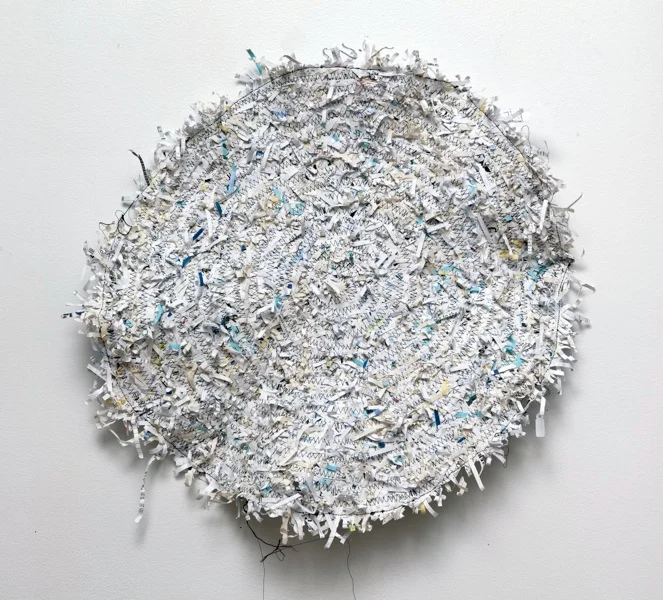 rug, 2011shredded paper, thread46 x 46 cm.