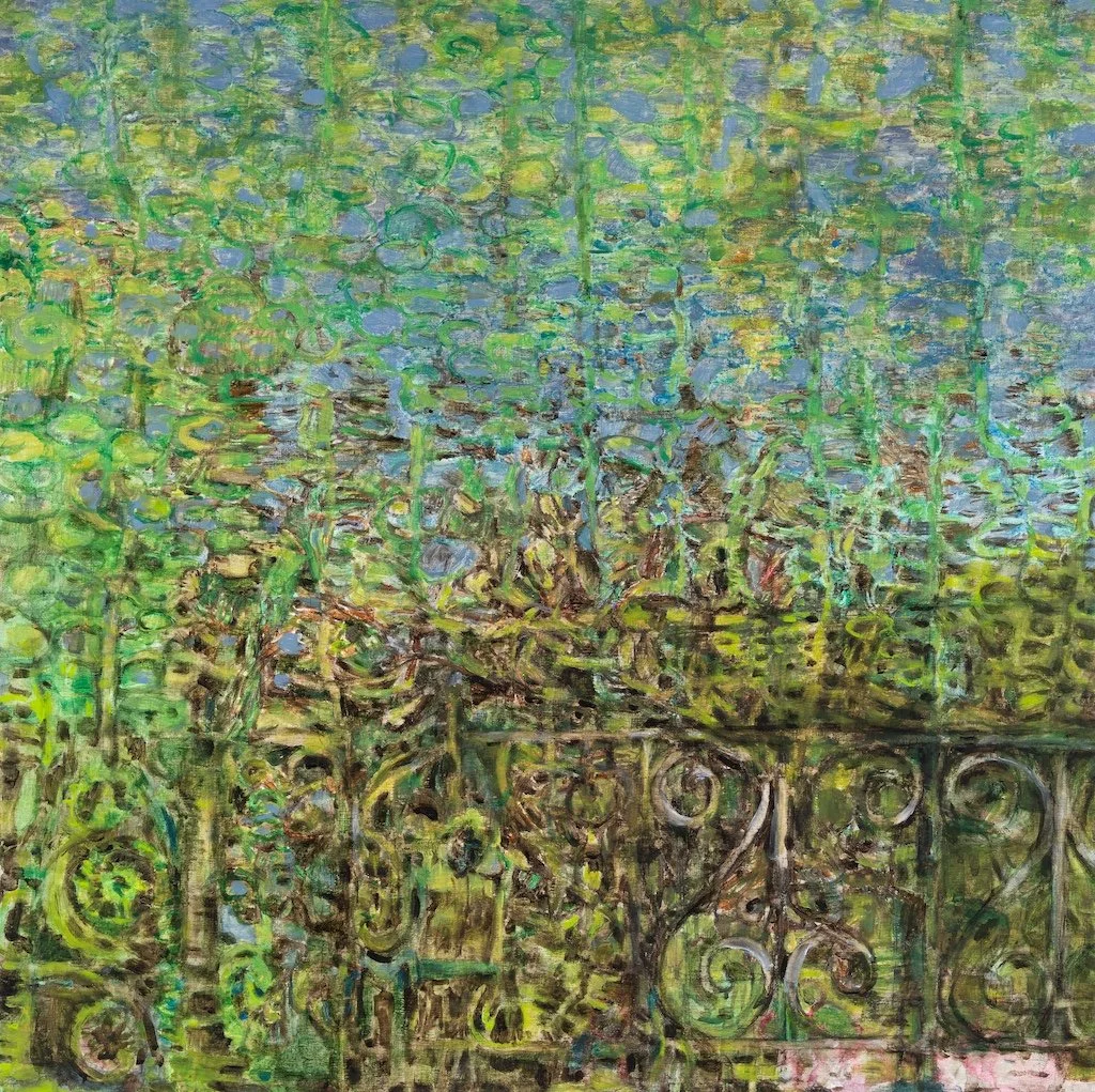 Measured Growth, 2026, oil on wood panel, 40 x 40