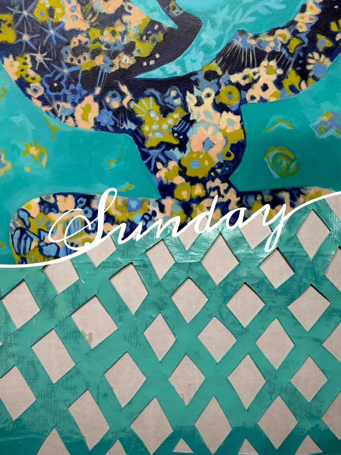 A Sunday spent shuffling collage papers and wondering about the possibilities. #wip