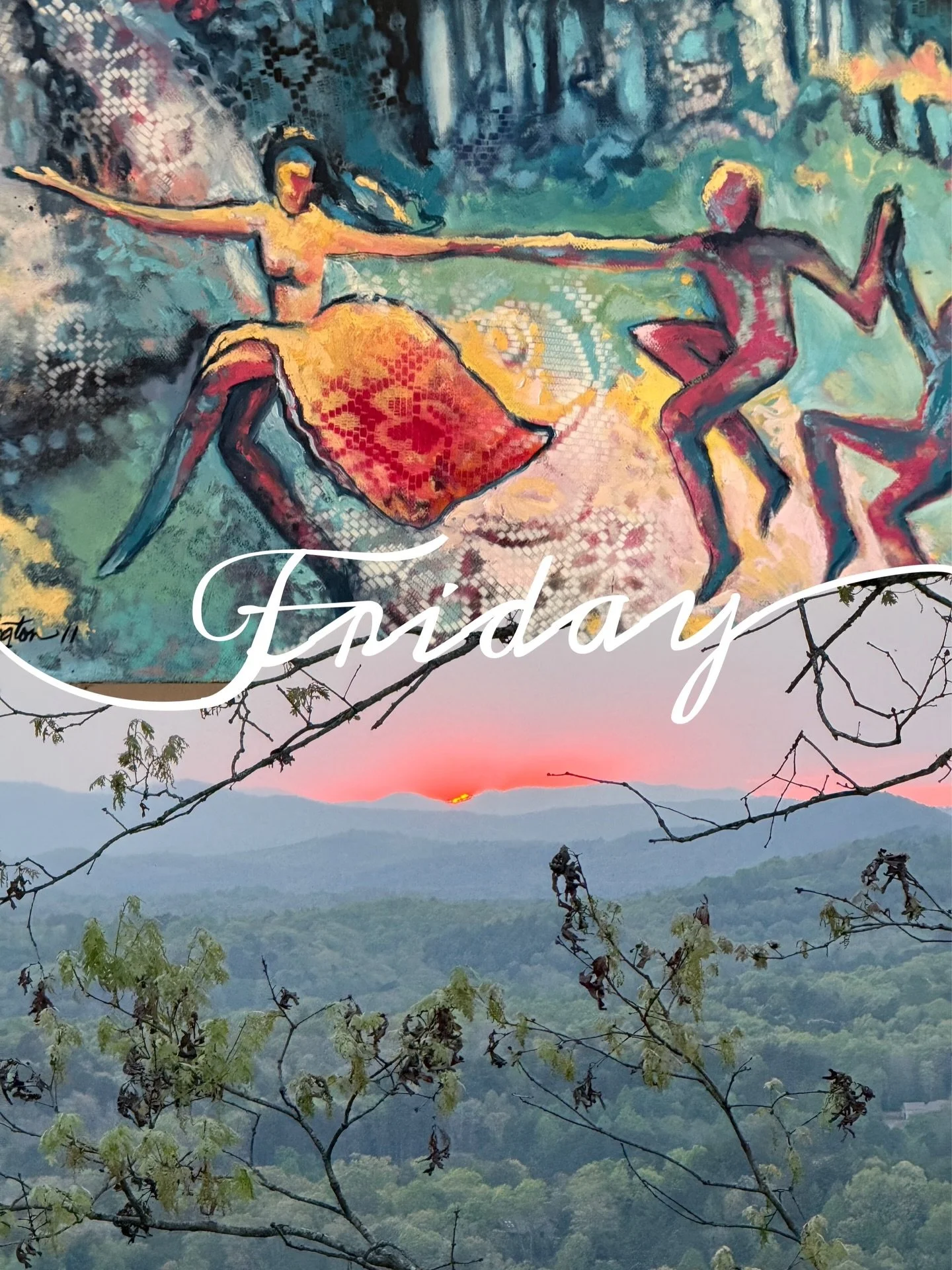 Those are Blueridge Mountains - truly heaven on earth. #blueridge #icanseeforever