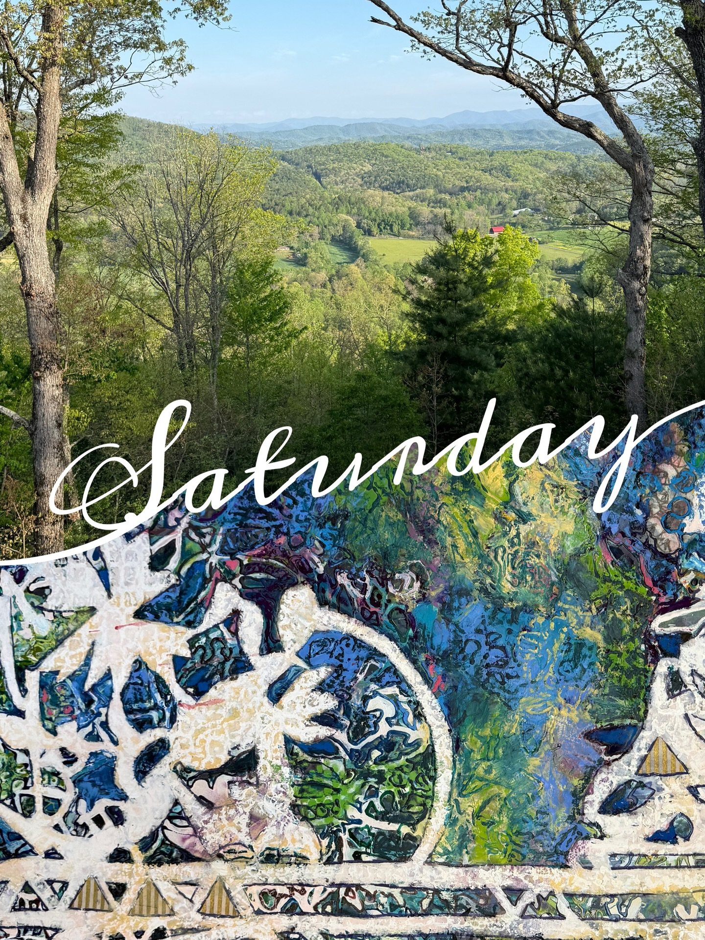 Just me and the mountains today in a clay studio with 50 pounds of the stuff. #makinghay #handbuildingwithclay