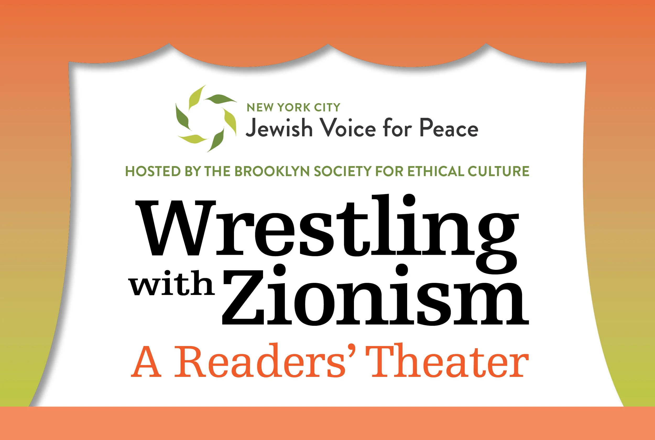 EVENT: Wrestling with Zionism: A Readers' Theater
