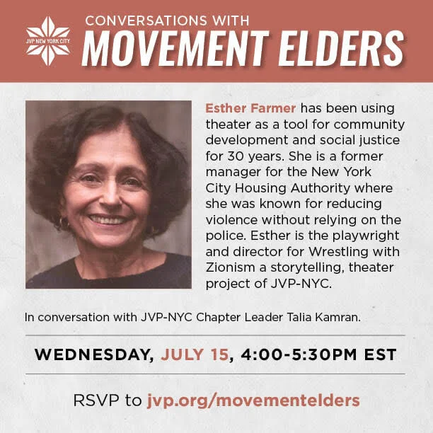EVENT: JVP-NYC Conversations with Movement Elders: Esther Farmer