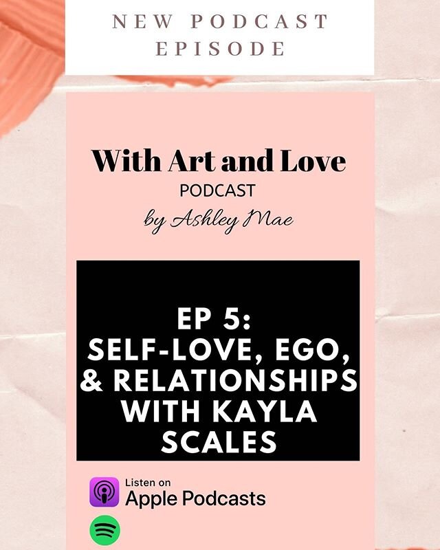 New podcast episode live. Yesterday, I was joined by Kayla Scales @_sweetbabykay for a conversation on Self-Love, Ego, and Relationships. We get honest about being Black women and confronting ego to move toward healing, and doing so while creating ou