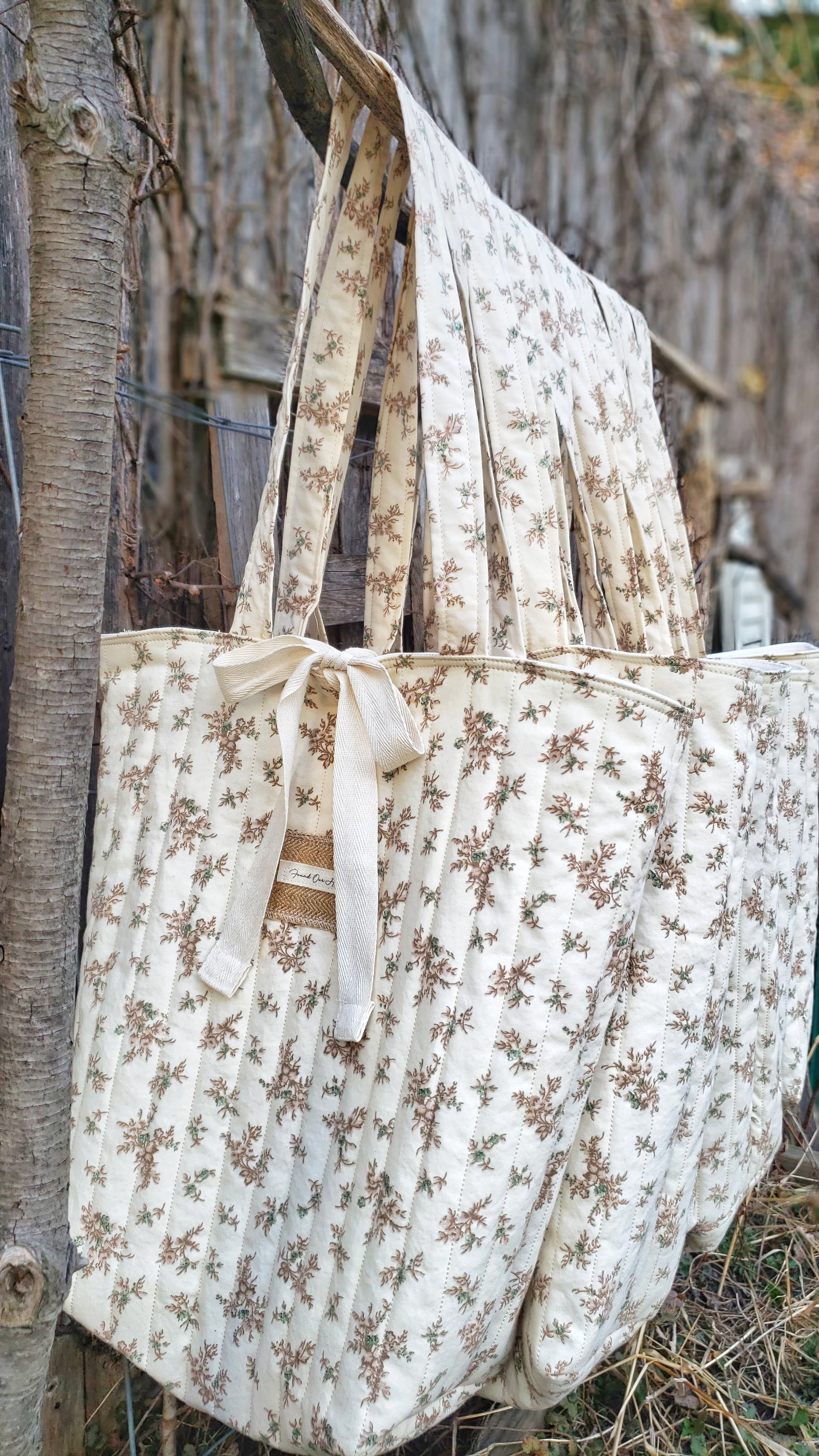 Quilted Market Tote