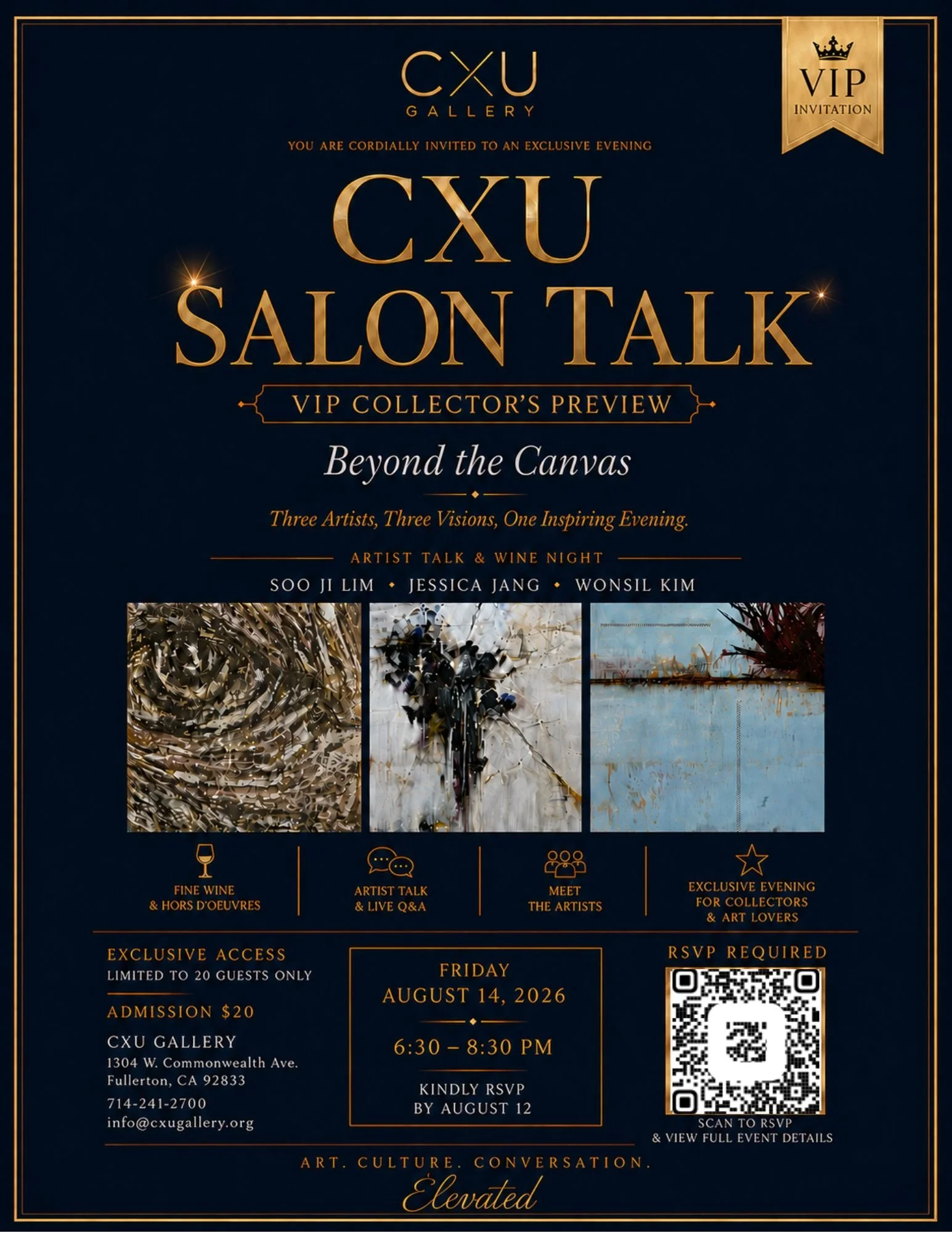 CXU Art Salon Talk 01: Beyond the Canvas