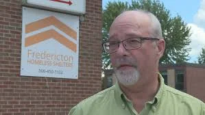 Warren Maddox, ED, Fredericton Homeless Shelters. Photo Credit: CBC