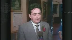 Jean Maurice Simard, former Premier Richard Hatfield’s “French Lieutenant” cria 1970s. Photo Credit: Radio Canada