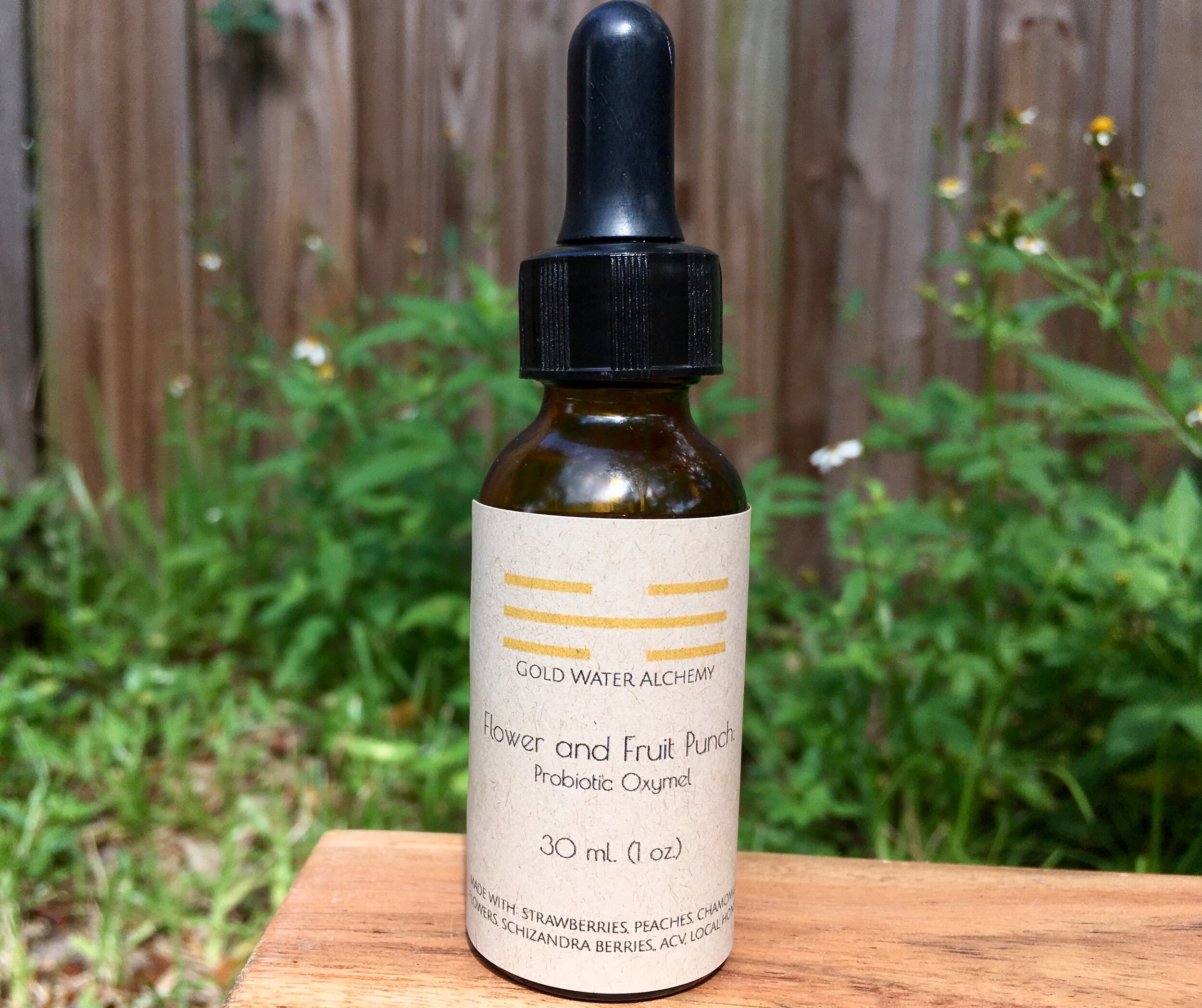 Flower and Fruit Punch: Probiotic Oxymel