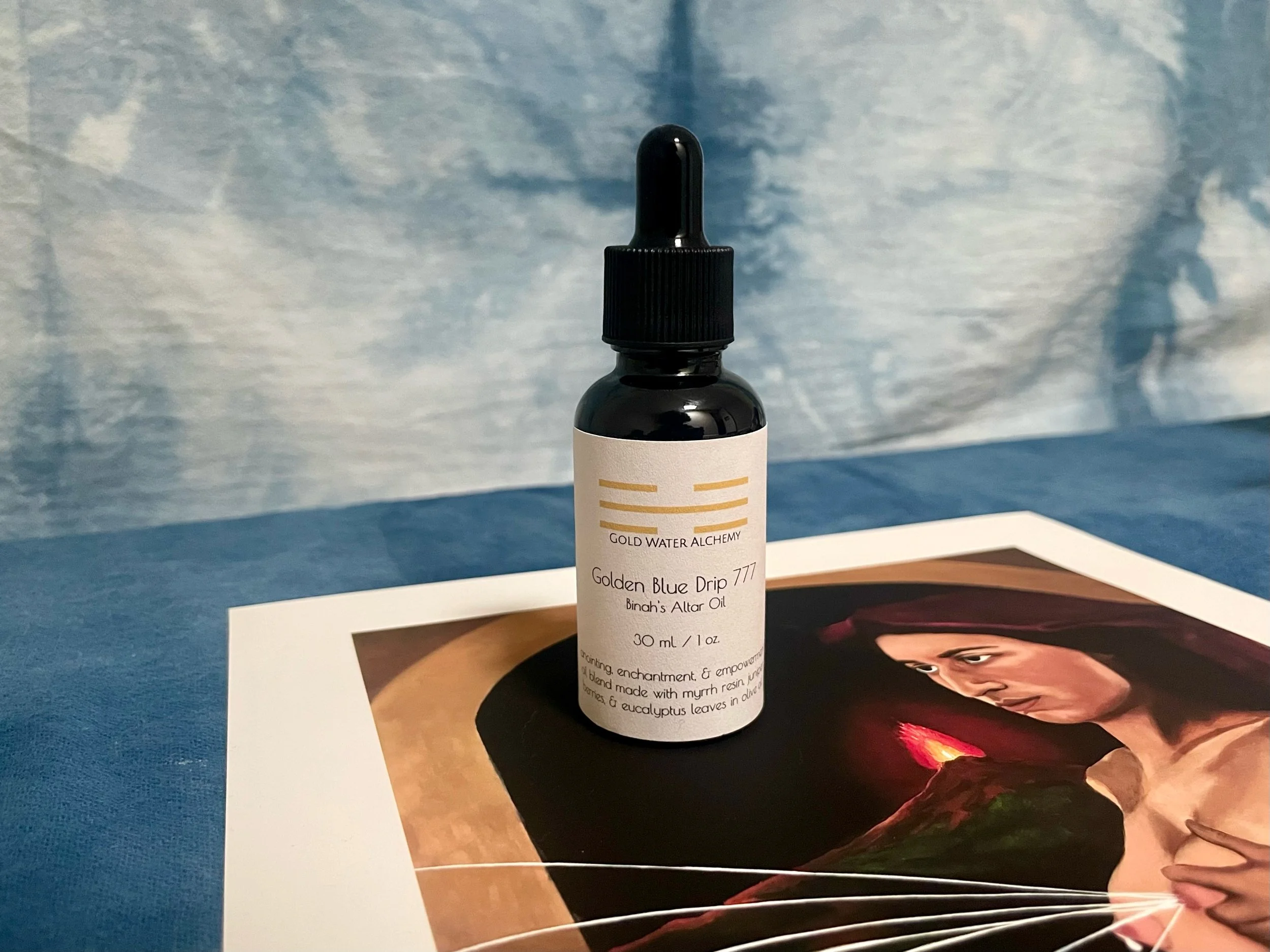 Golden Blue Drip 777 : Binah's altar oil