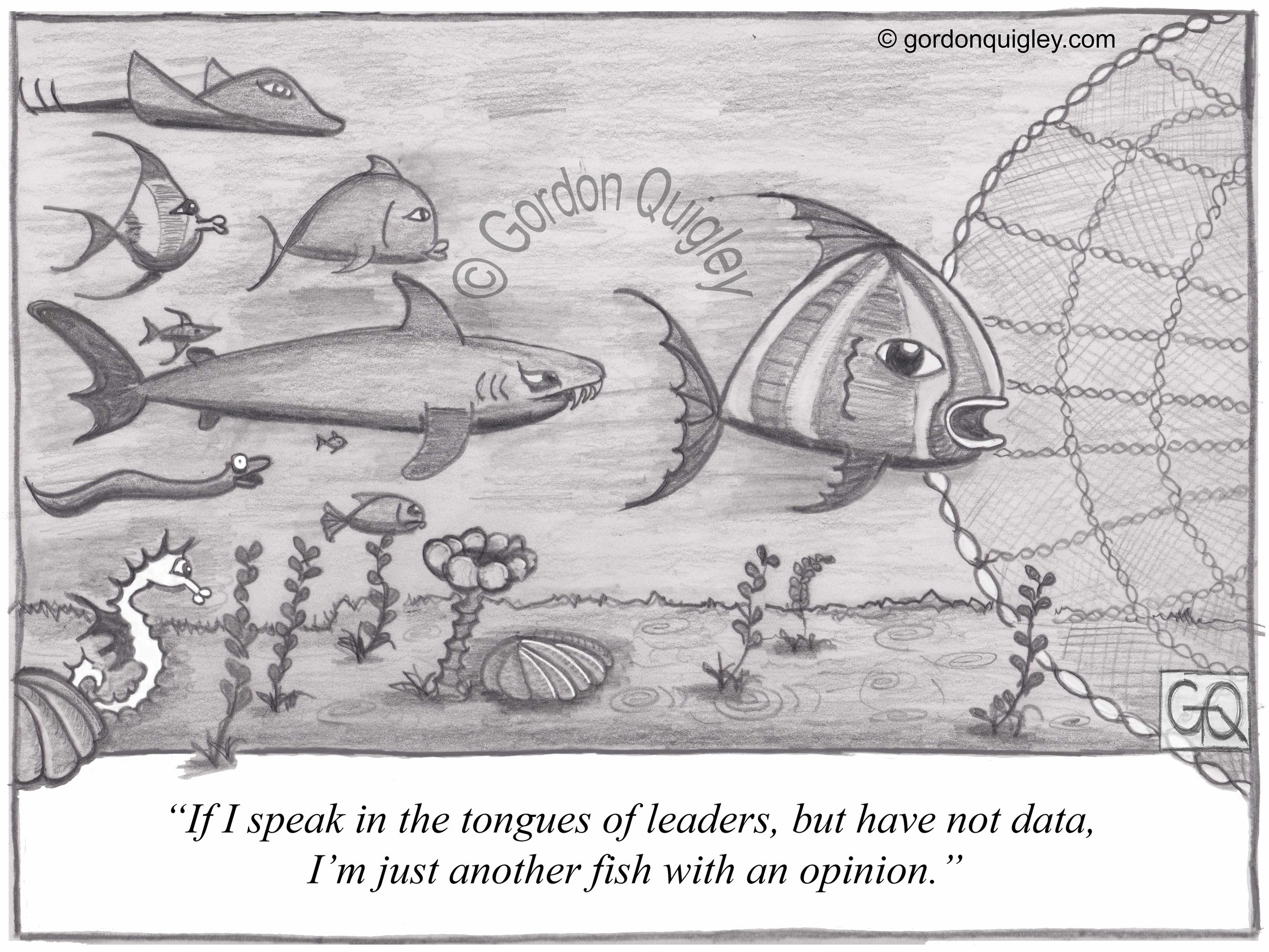 Another fish with an opinion