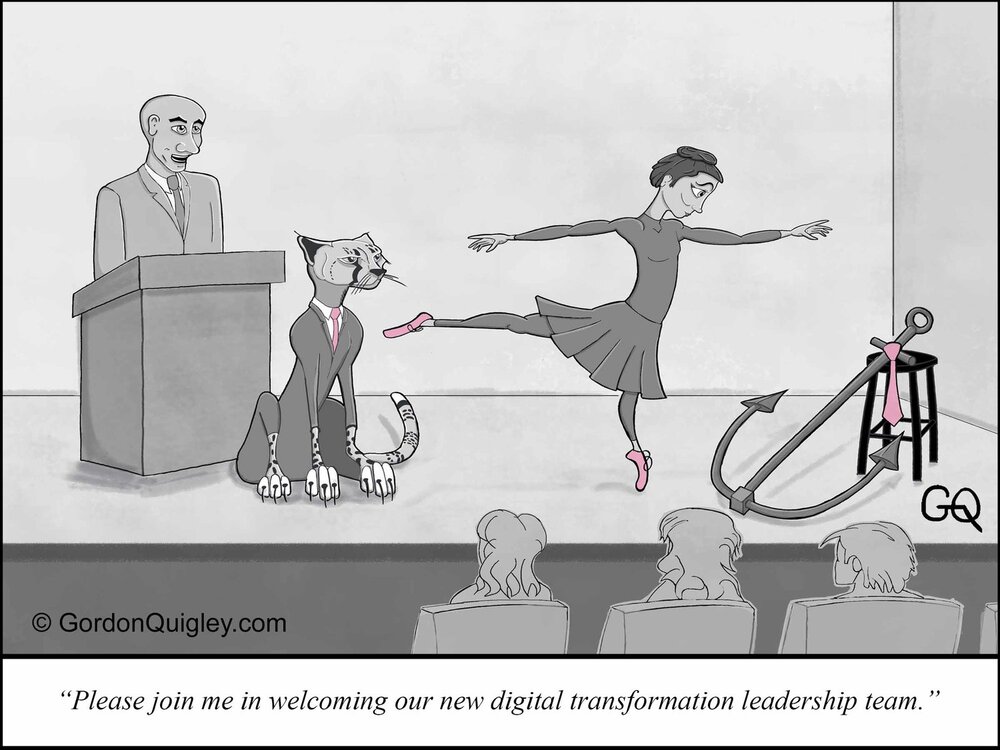 Digital Transformation — The Visionary's Humor Blog — 