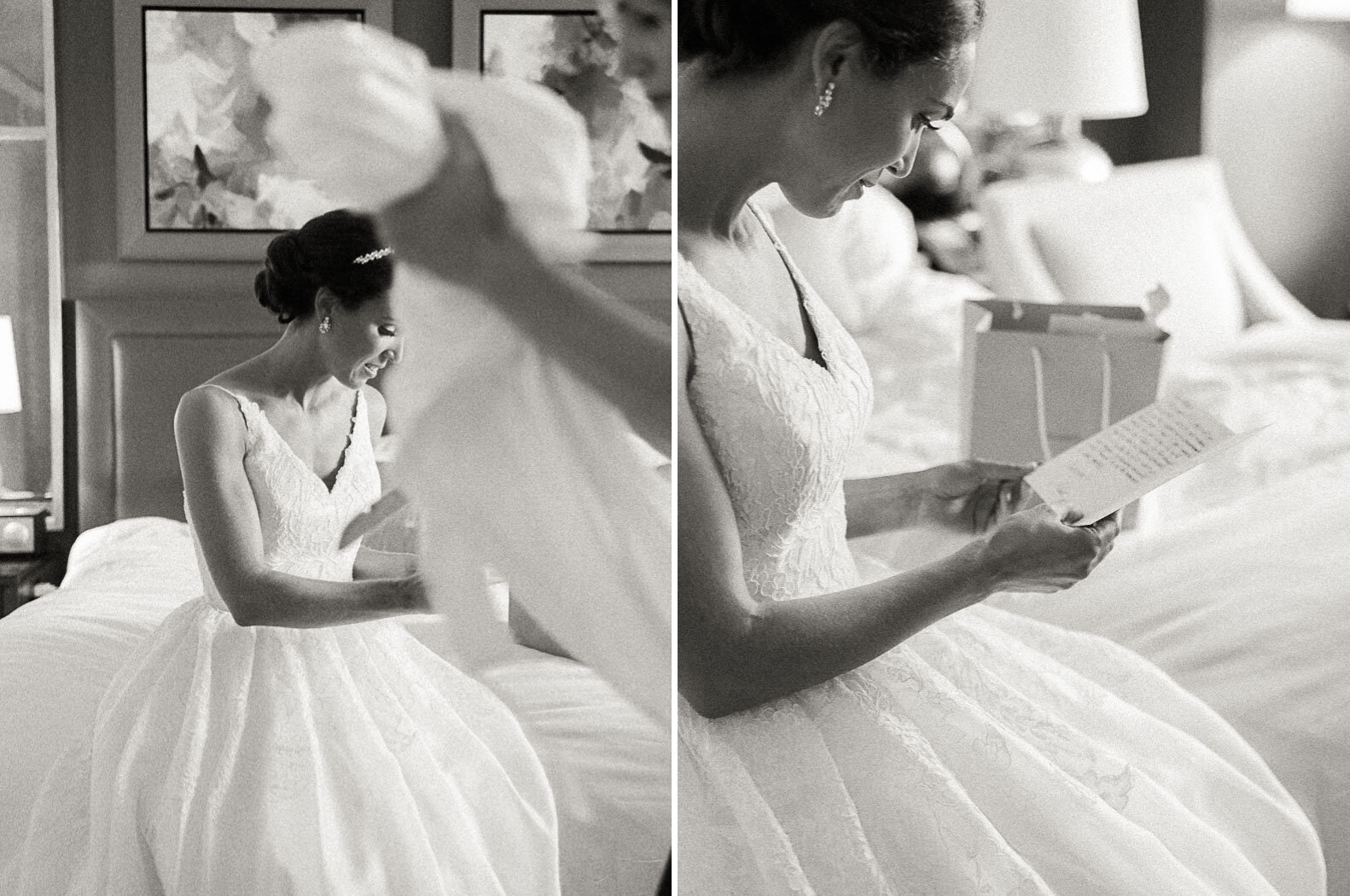 ritz-carlton-wedding-washington-dc-charlottesville-wedding-photographer-bride-reading-love-note-black-and-white.jpg