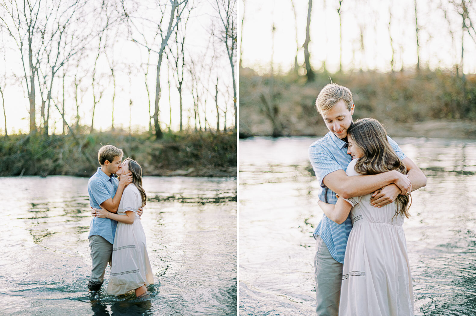man-kissing-woman-on-lips-while-standing-in-rivanna-river-during-charlottesville-engagement-session.jpg