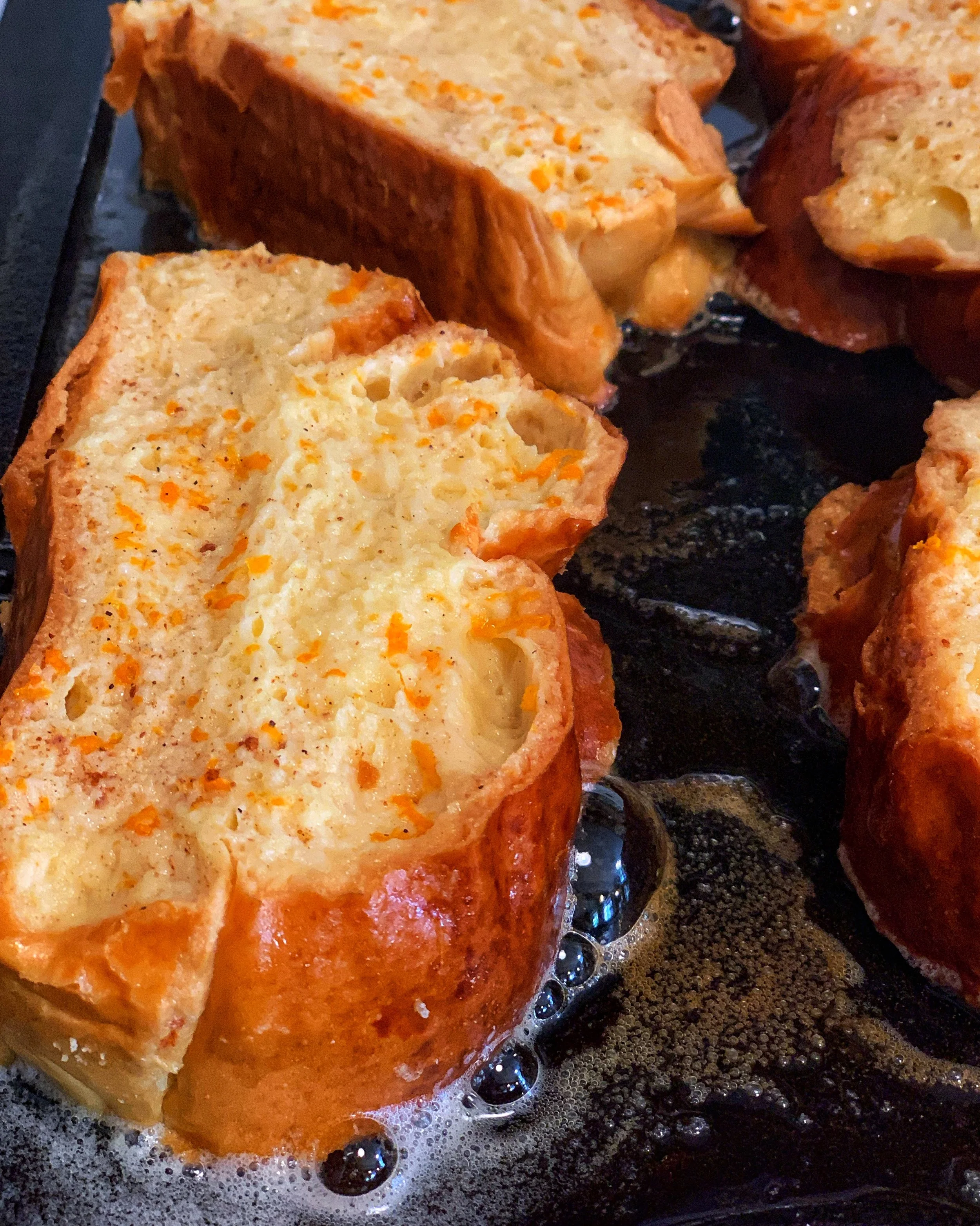 Challah French Toast With Orange Zest Vanilla Afsana Liza