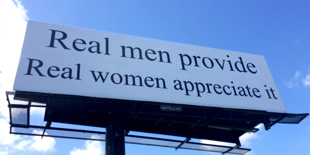 A billboard erected in greensboro north carolina in early 2017
