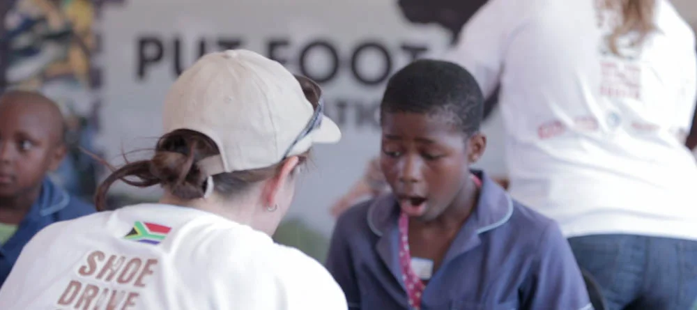Nothing will ever prepare you to witness and experience a young child receiving their first ever pair of shoes