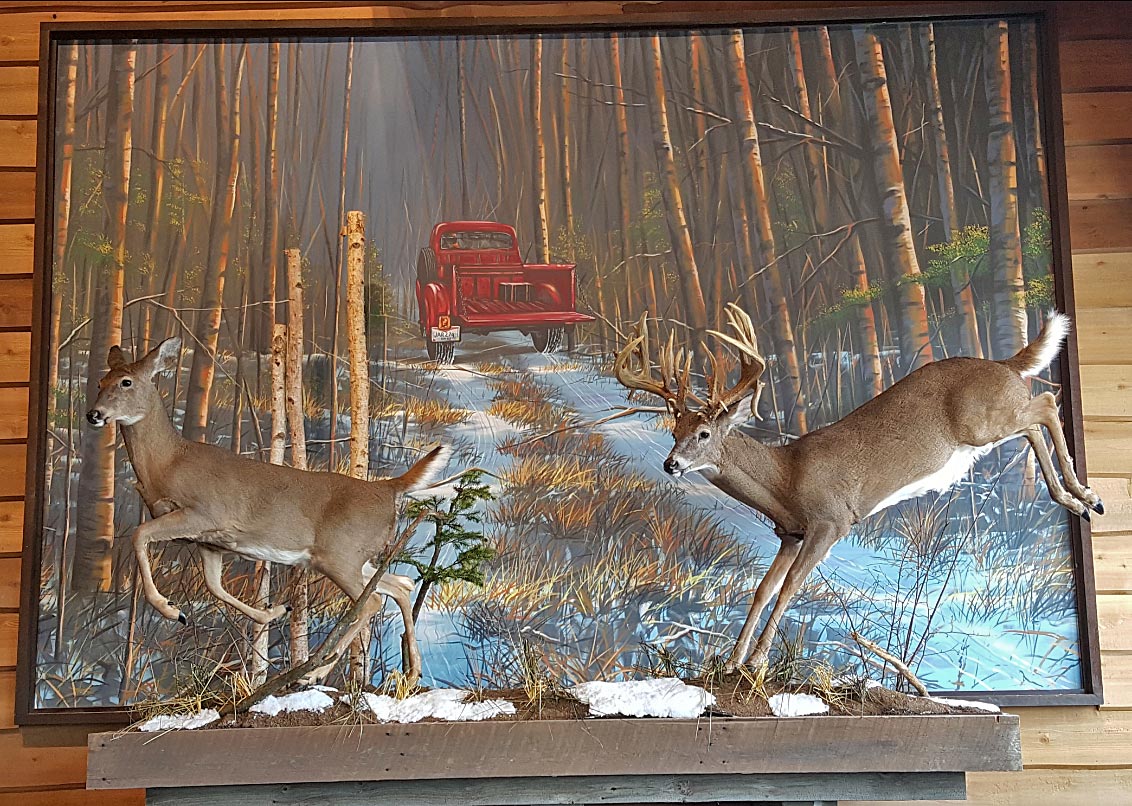 Mural Diorama on Canvas for Corporate Sporting Goods Chain