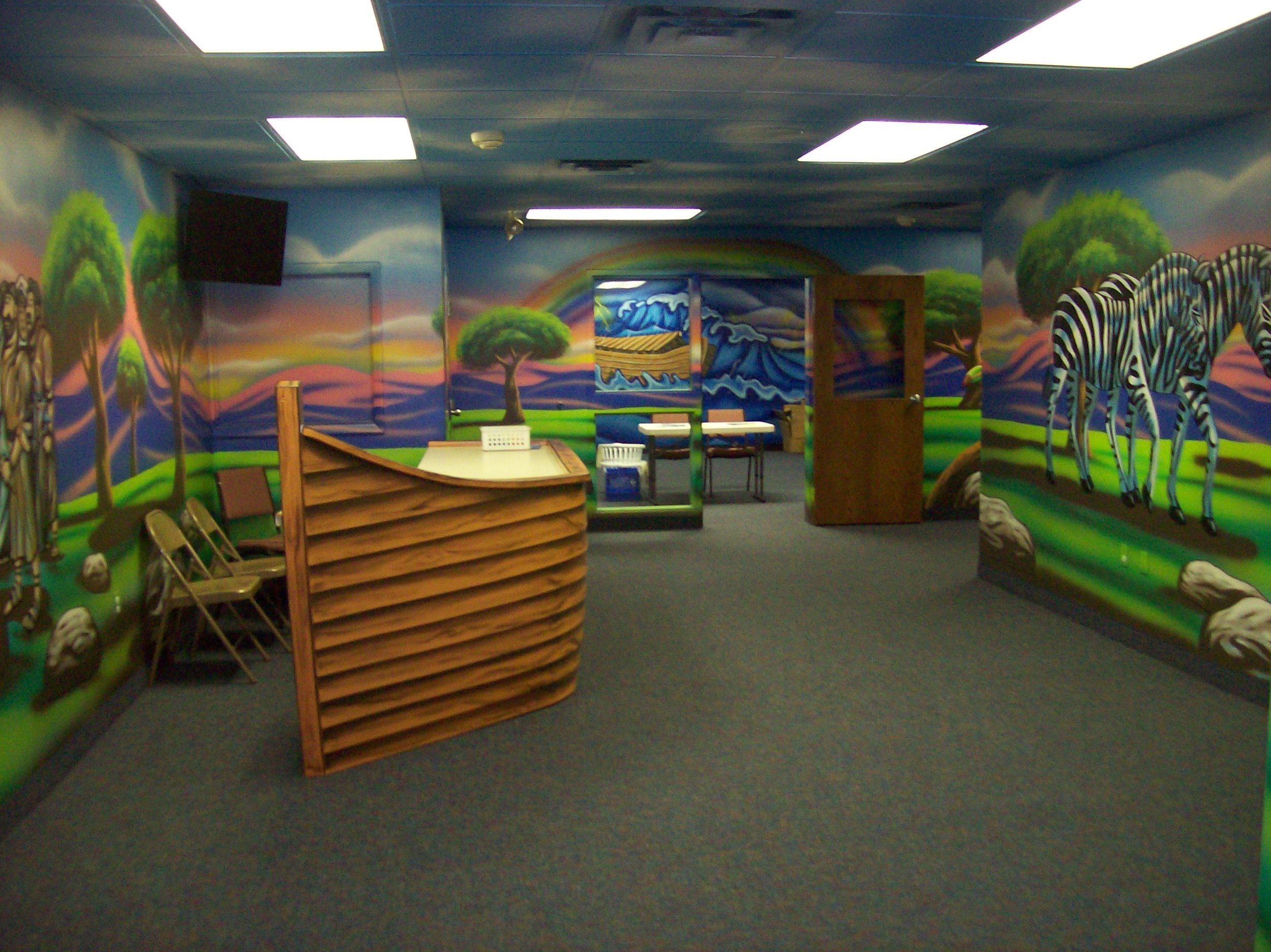 Interior mural for Christian School - Ohio