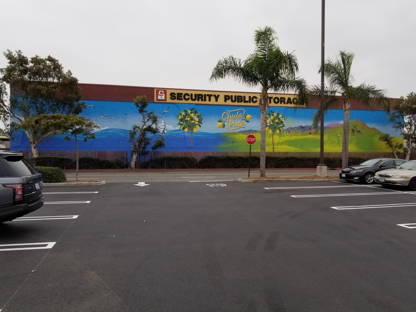 Exterior mural for Security Public Storage - Chula Vista, California