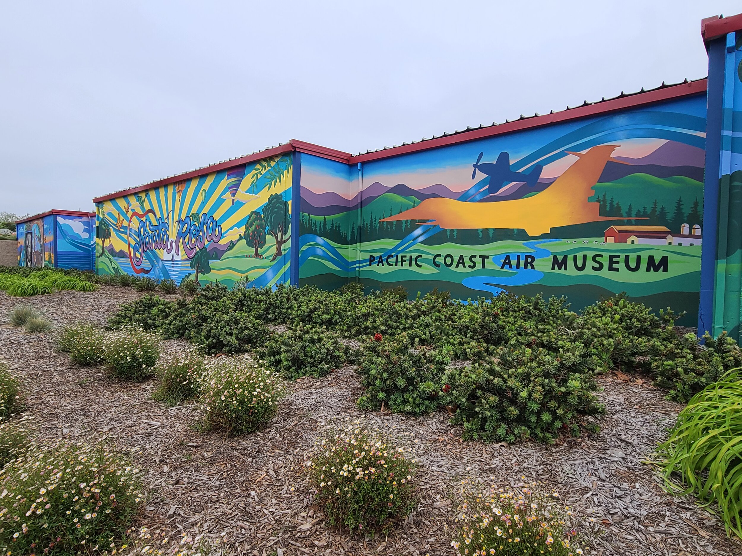 Exterior mural for Security Public Storage - Santa Rosa, California