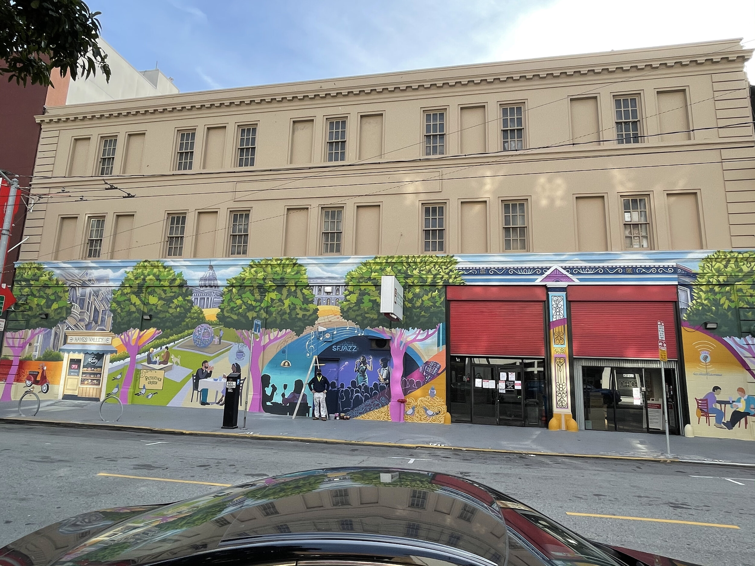 Exterior mural for Security Public Storage - San Francisco, California