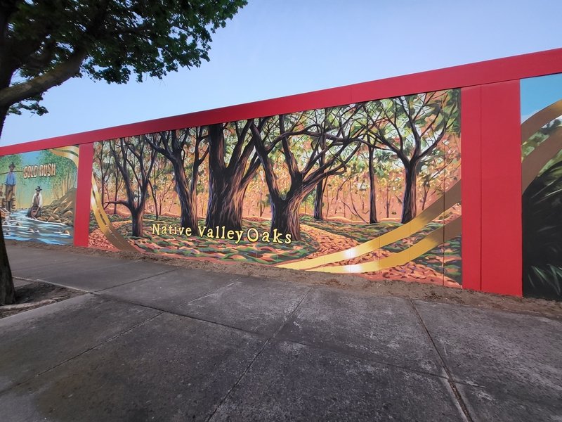 Exterior mural for Security Public Storage - Manteca, California