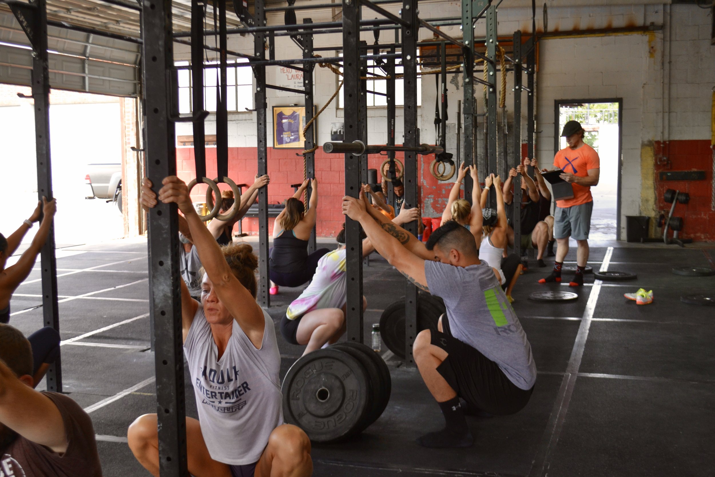 Supported squats - Vaughn Weightlifting Clinic