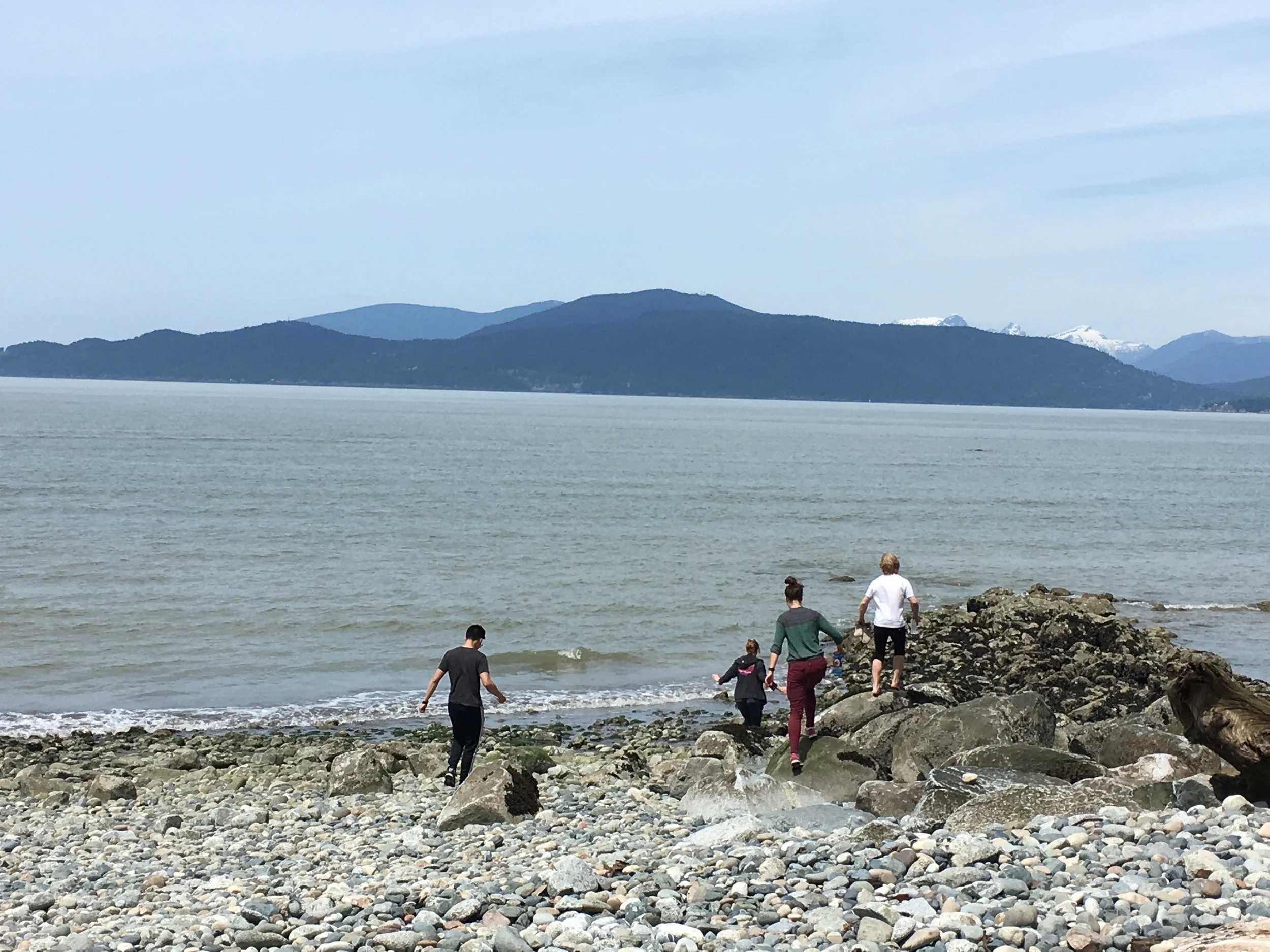 Lab lunch @ Tower Beach, June 2017