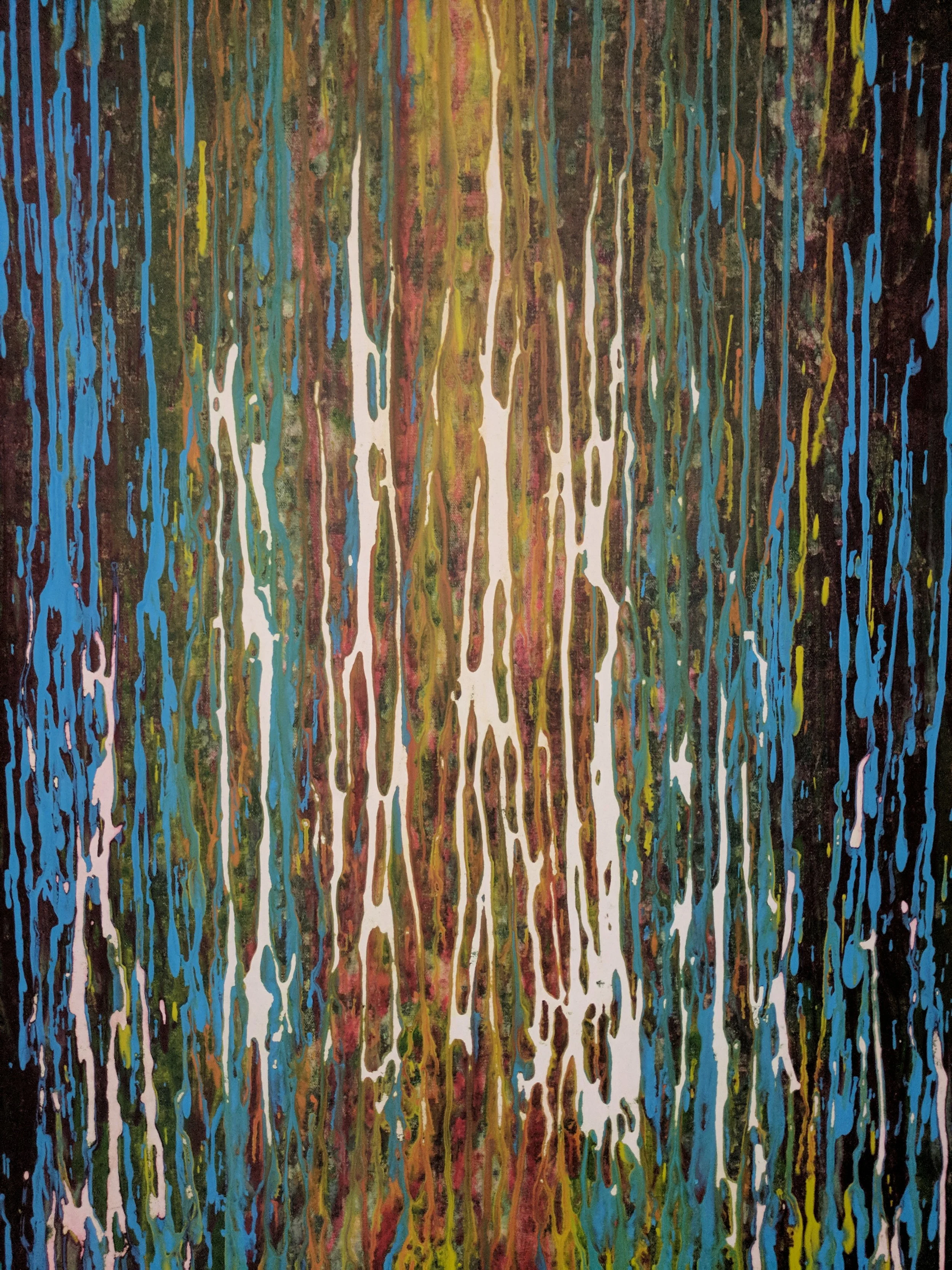 Branch Out, 2017 Acrylic on canvas 24 in x 36 in