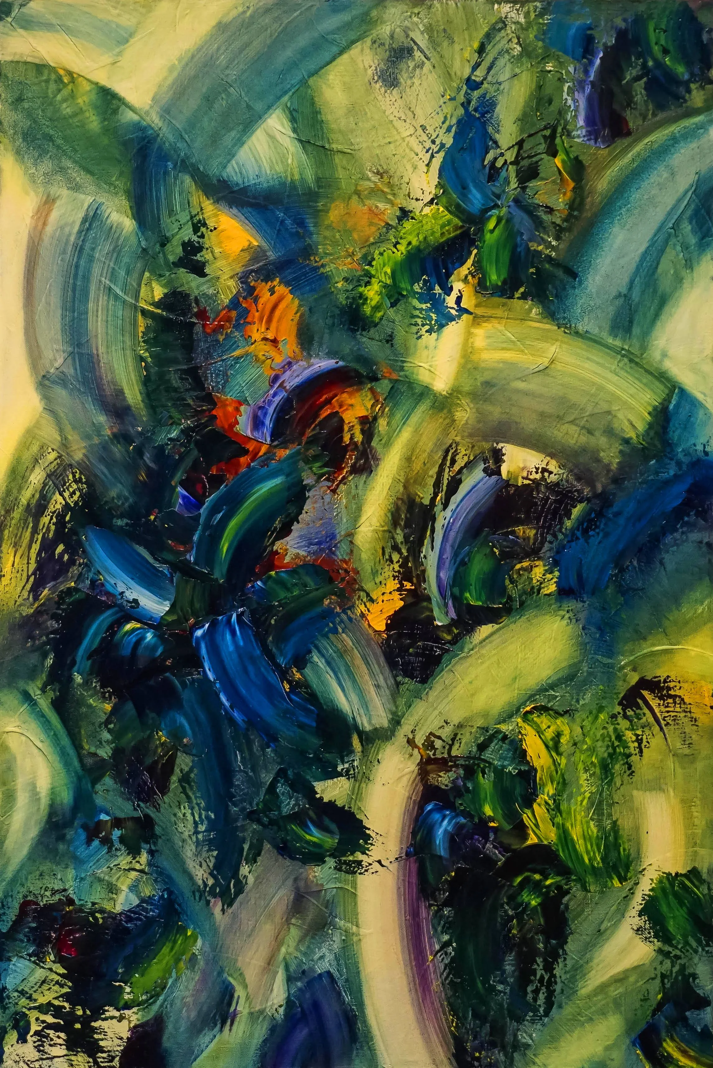 Impatience , 2017 Oil on canvas 36 in x 24 in