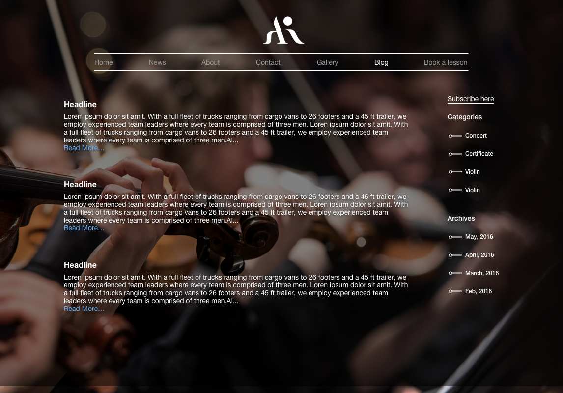 Blog Page