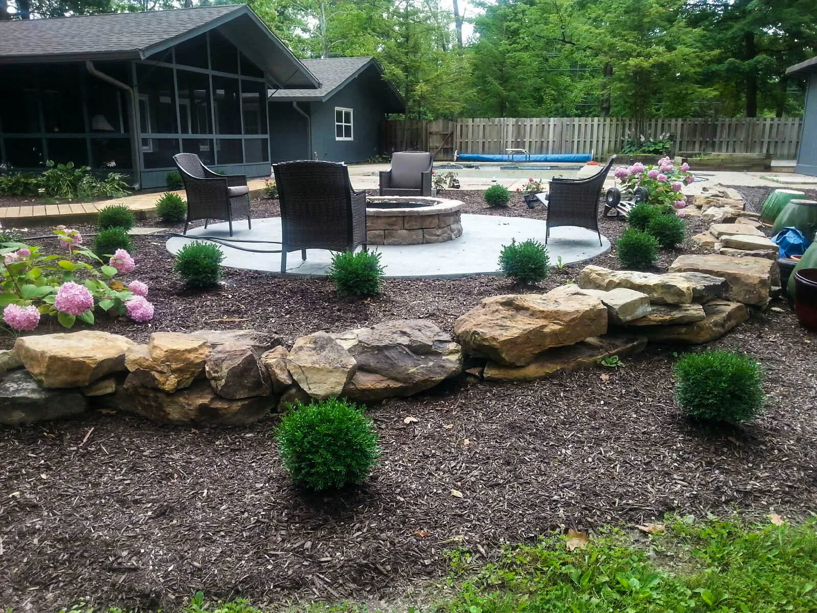 Landscape Design in Carmel, Indiana. 