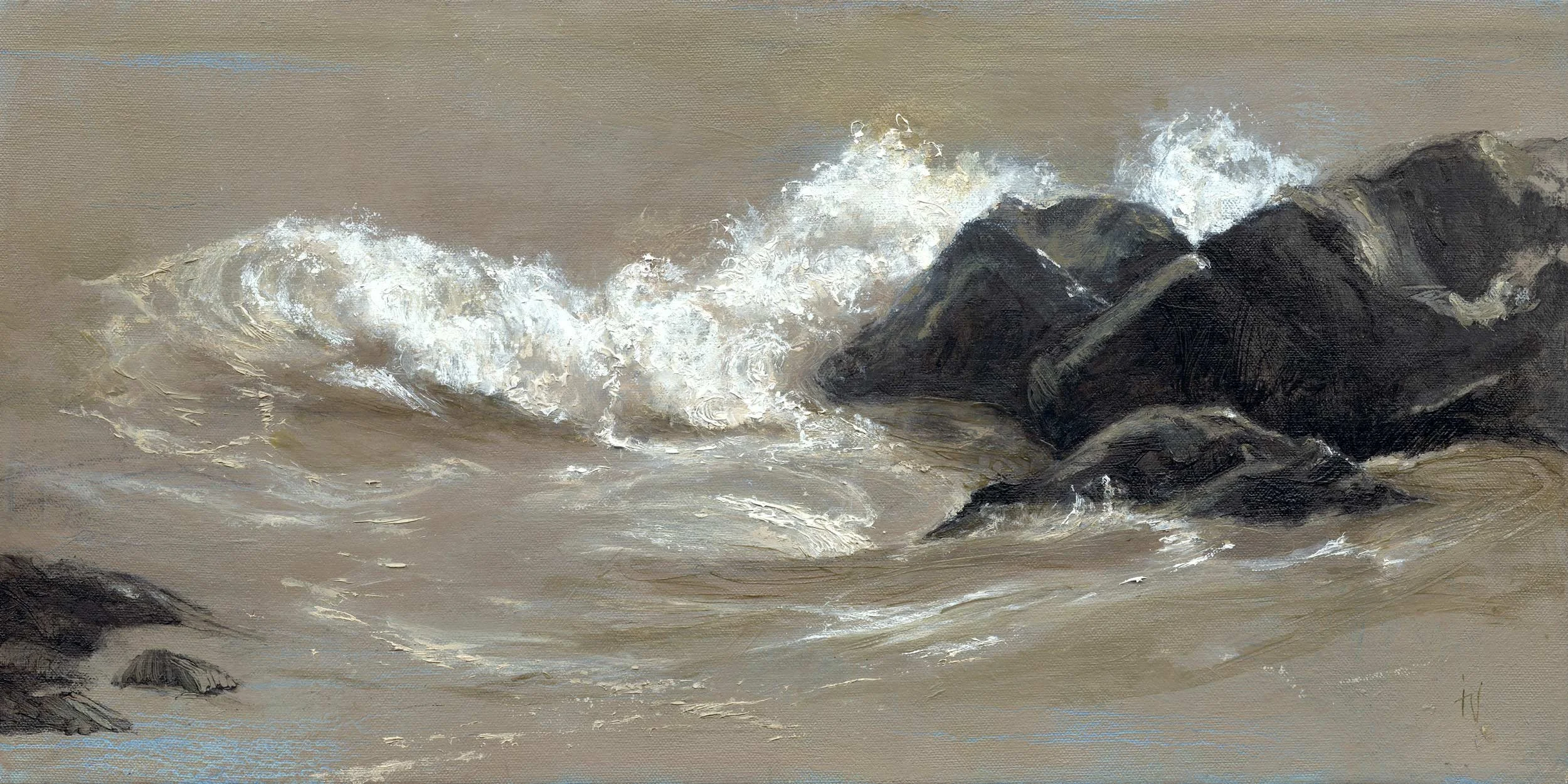 LB Jetty IV , 12” x 24”