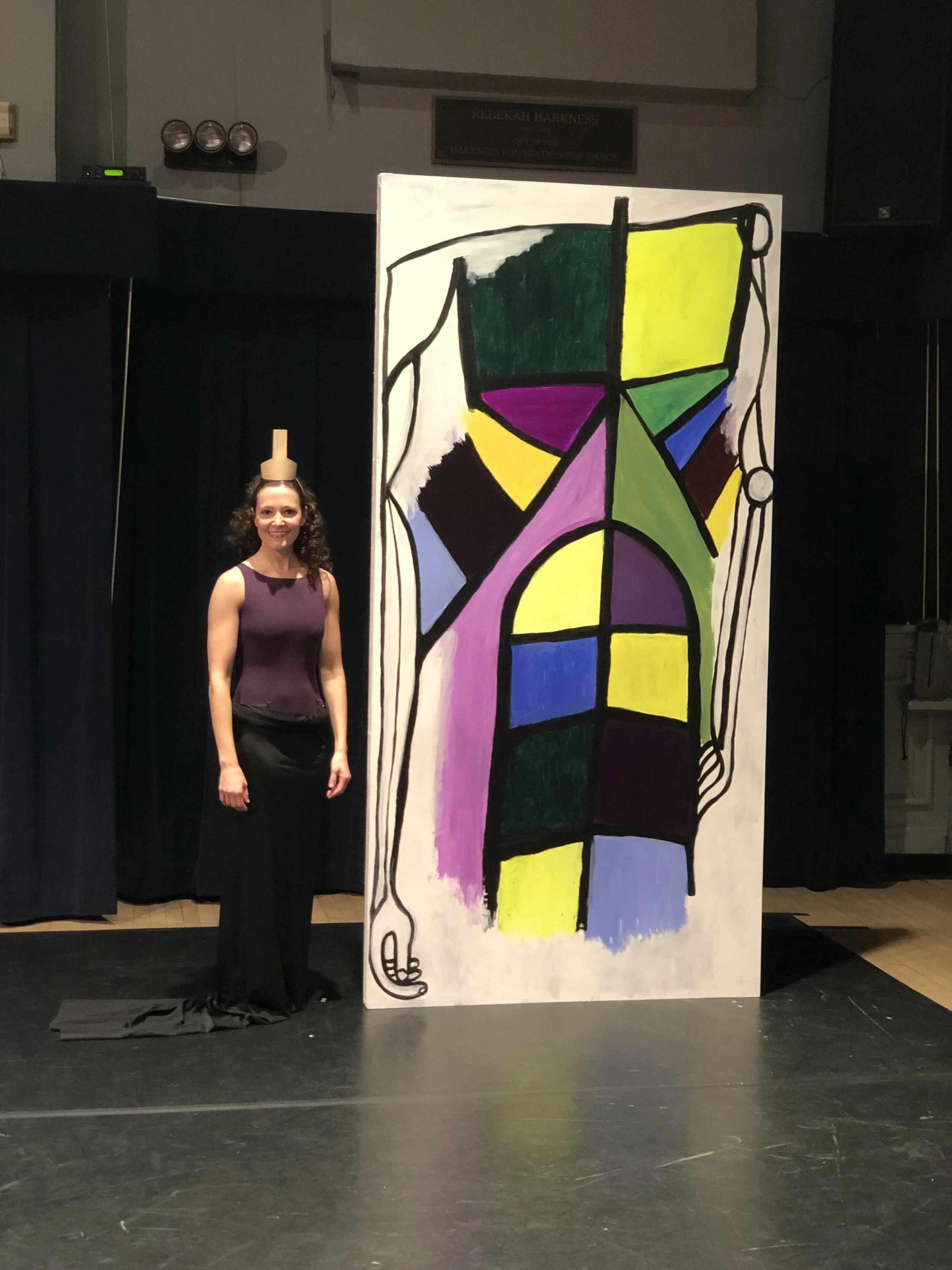 Image of Ella Rosewood in “The Glyph” (1951)  choreography by Katherine Litz.