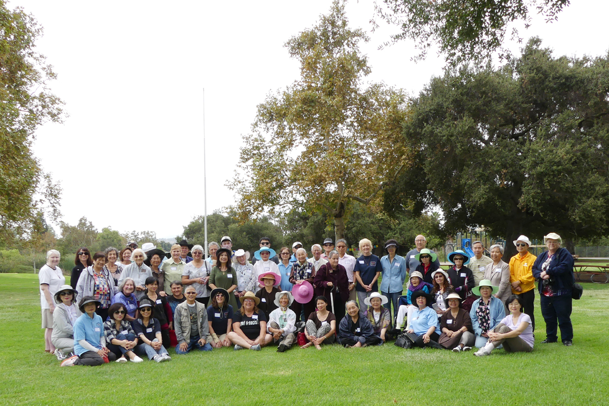 San Diego County District Fraternities gather together for a picnic August 2016.