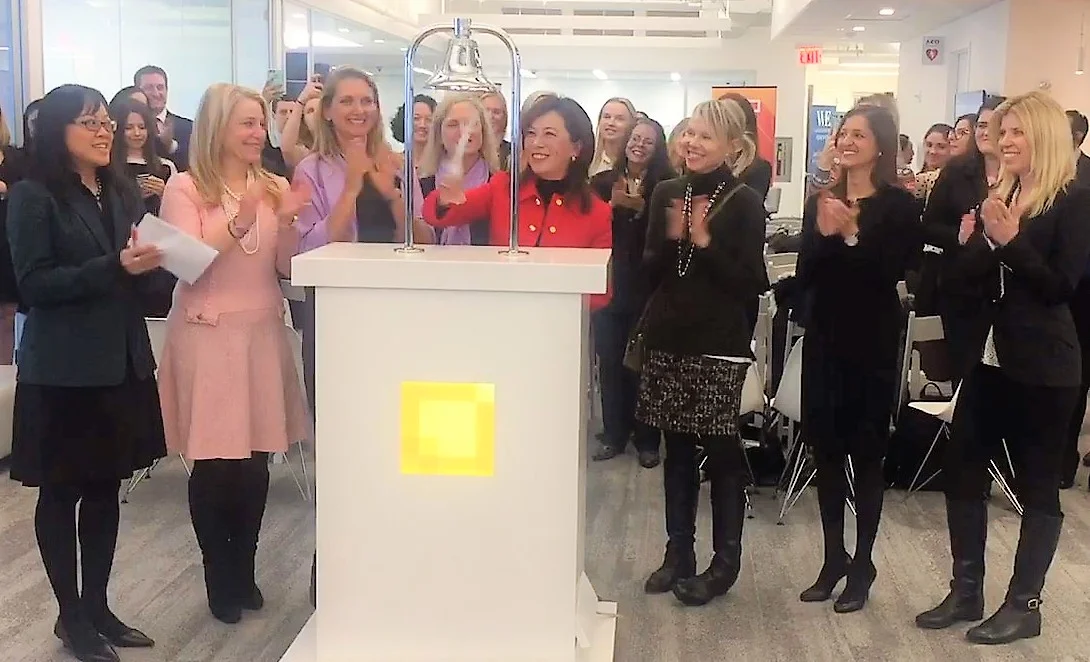 Global Bell Ring at IEX Exchange in New York to celebrate International Women's Day, 2017