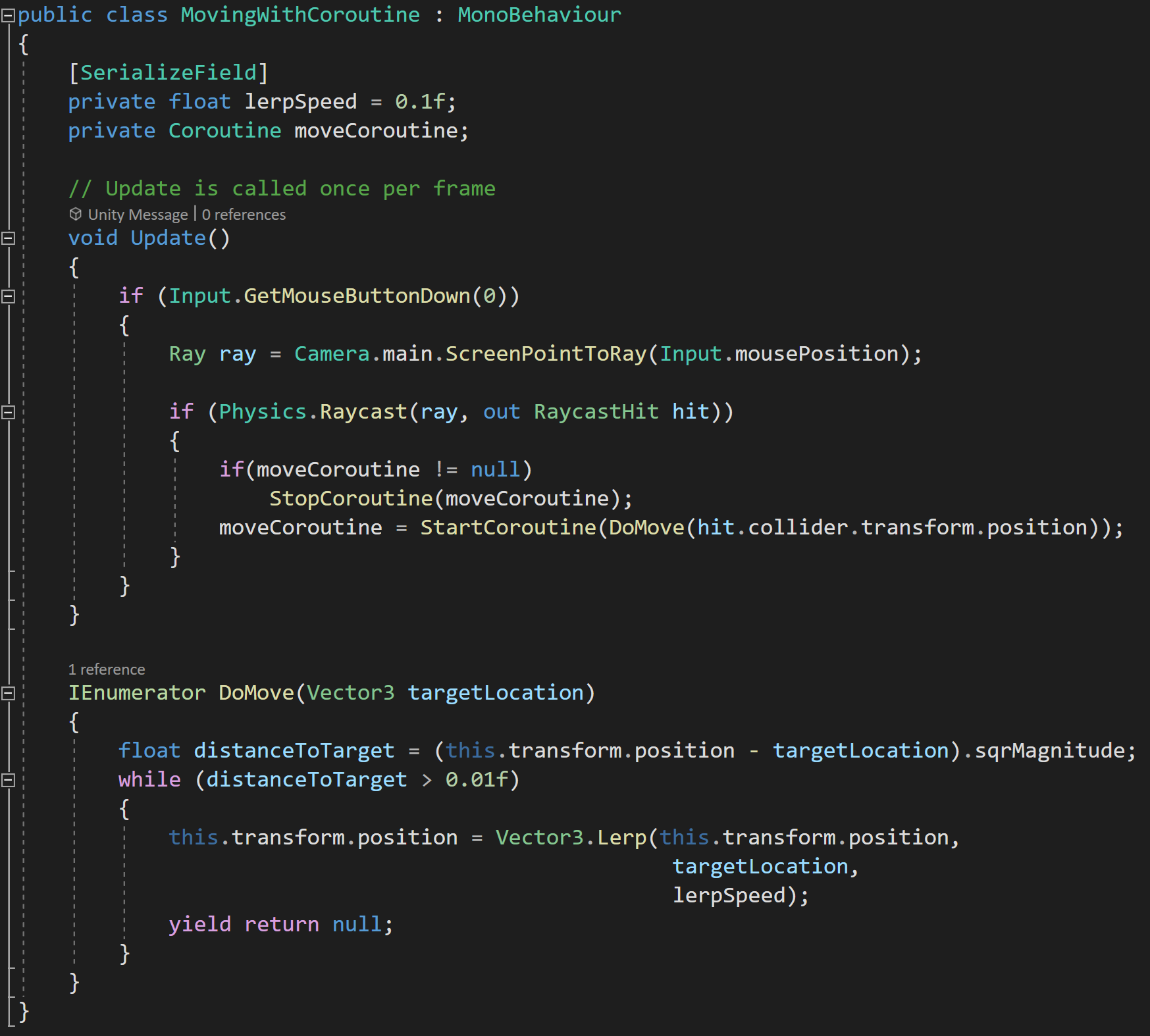 Coroutine Loops Unity : How to cancel and restart a coroutine – FABDQ