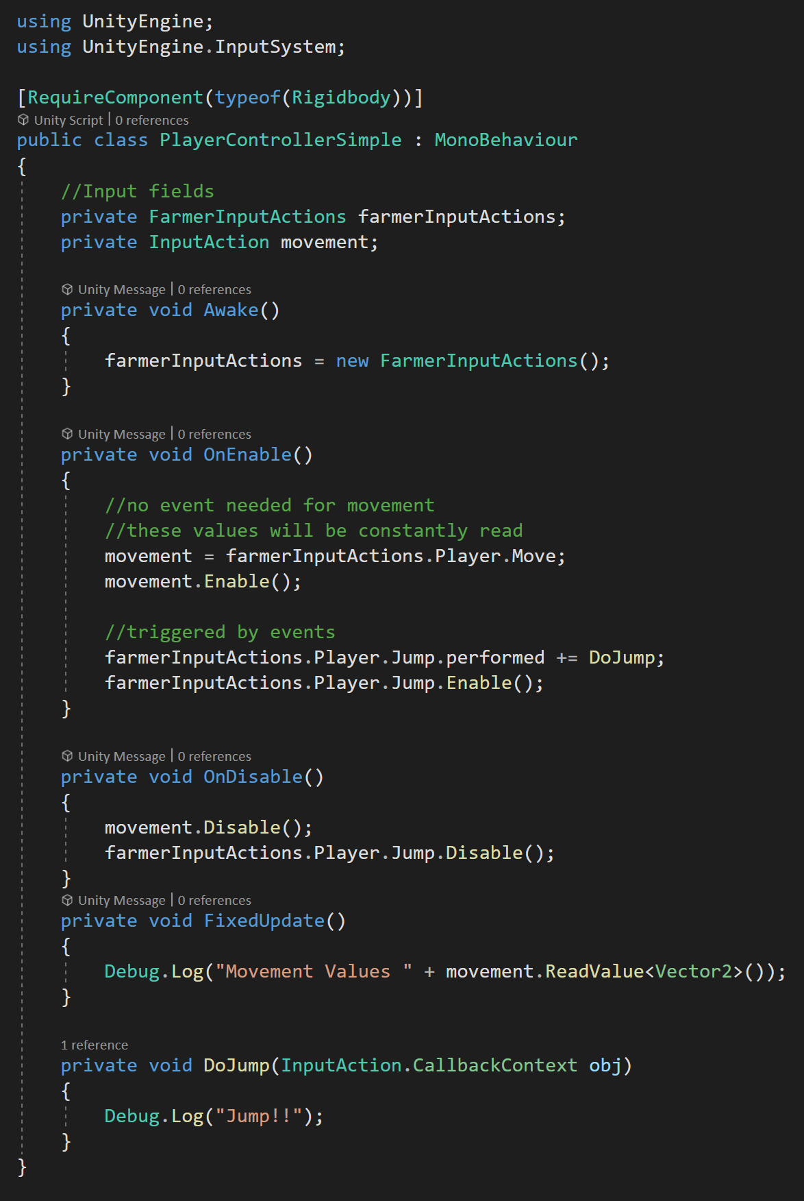 Unity's New Input System — One Wheel Studio