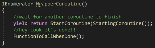 Knowing When A Coroutine Finishes — One Wheel Studio