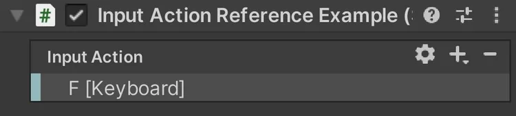 Input Action in the Inspector - New Input System — One Wheel Studio