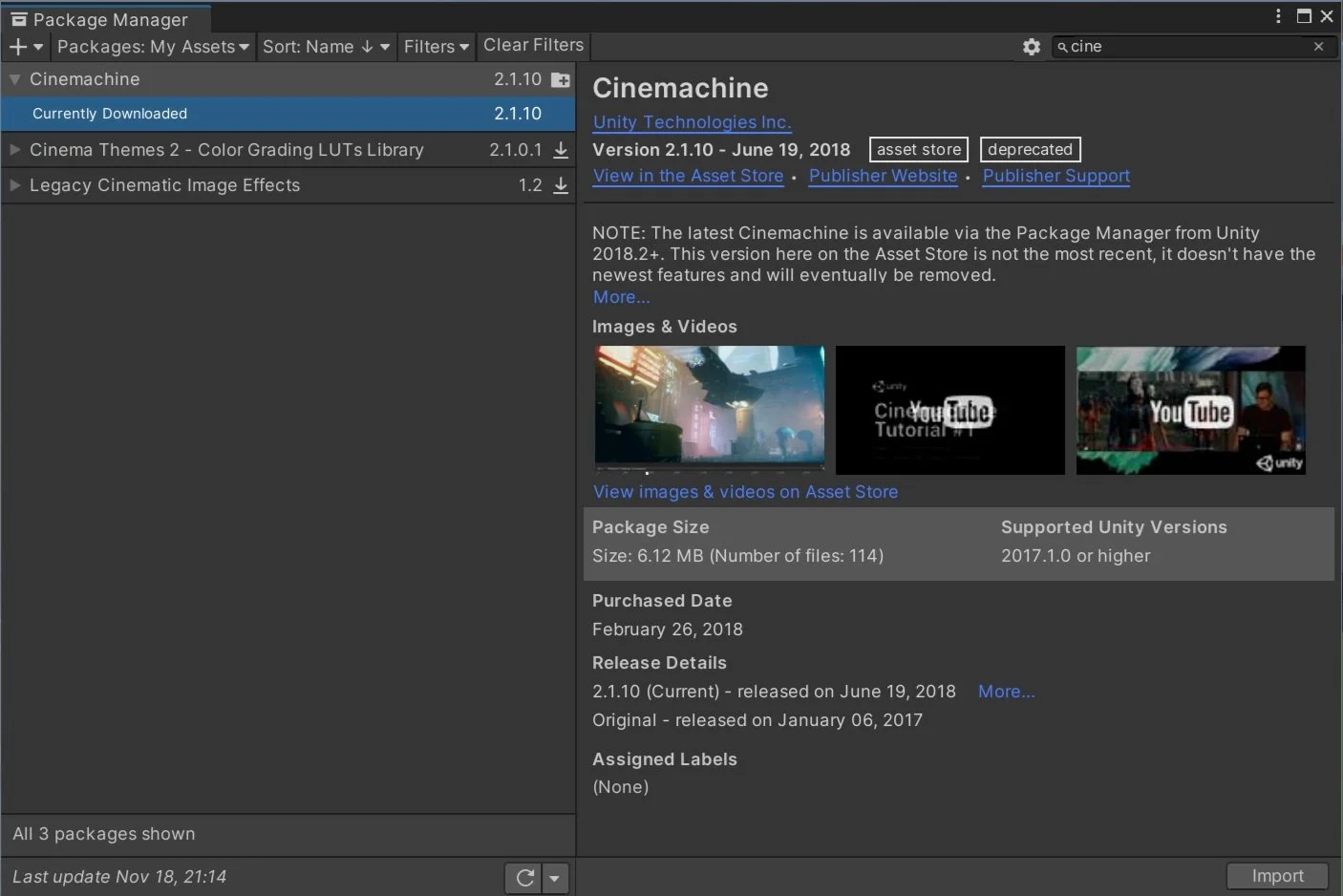 Cinemachine. If you’re not. You should. — One Wheel Studio