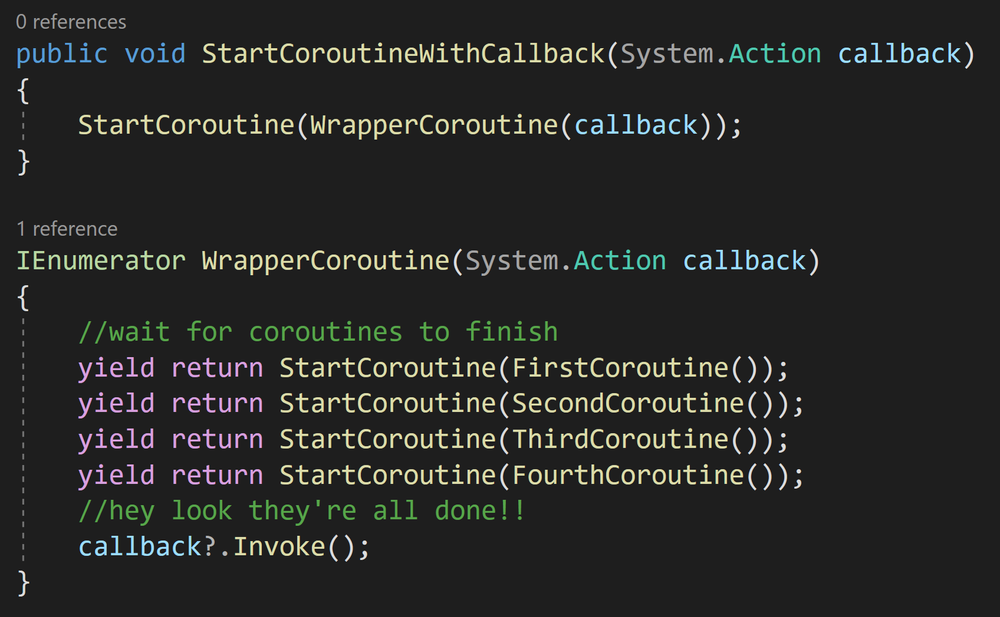 Knowing When A Coroutine Finishes — One Wheel Studio
