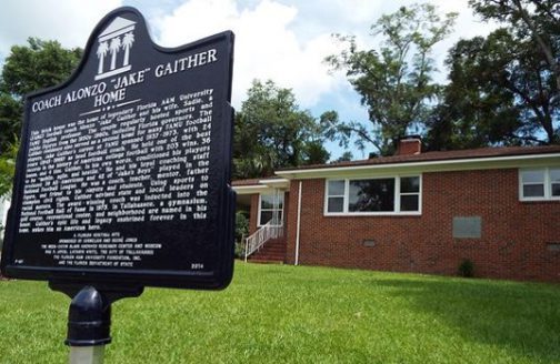 The Jake Gaither Home Historic Landmark was dedicated on April 11, 2015.