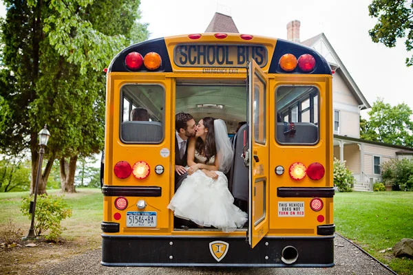 Rent a bus for a wedding