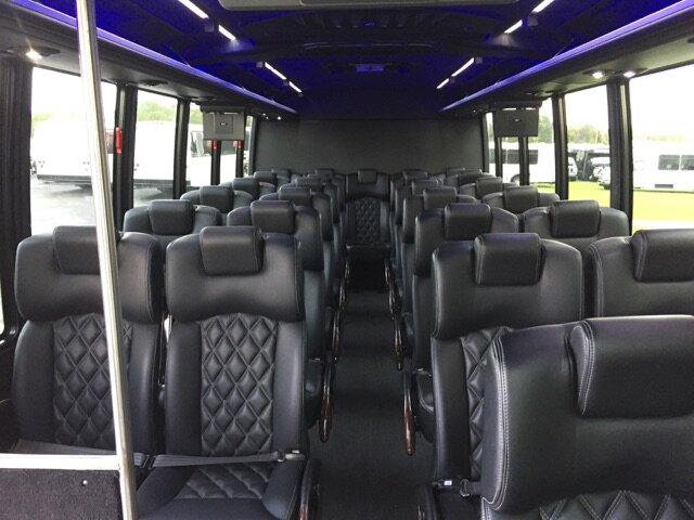 Charter Bus Inside