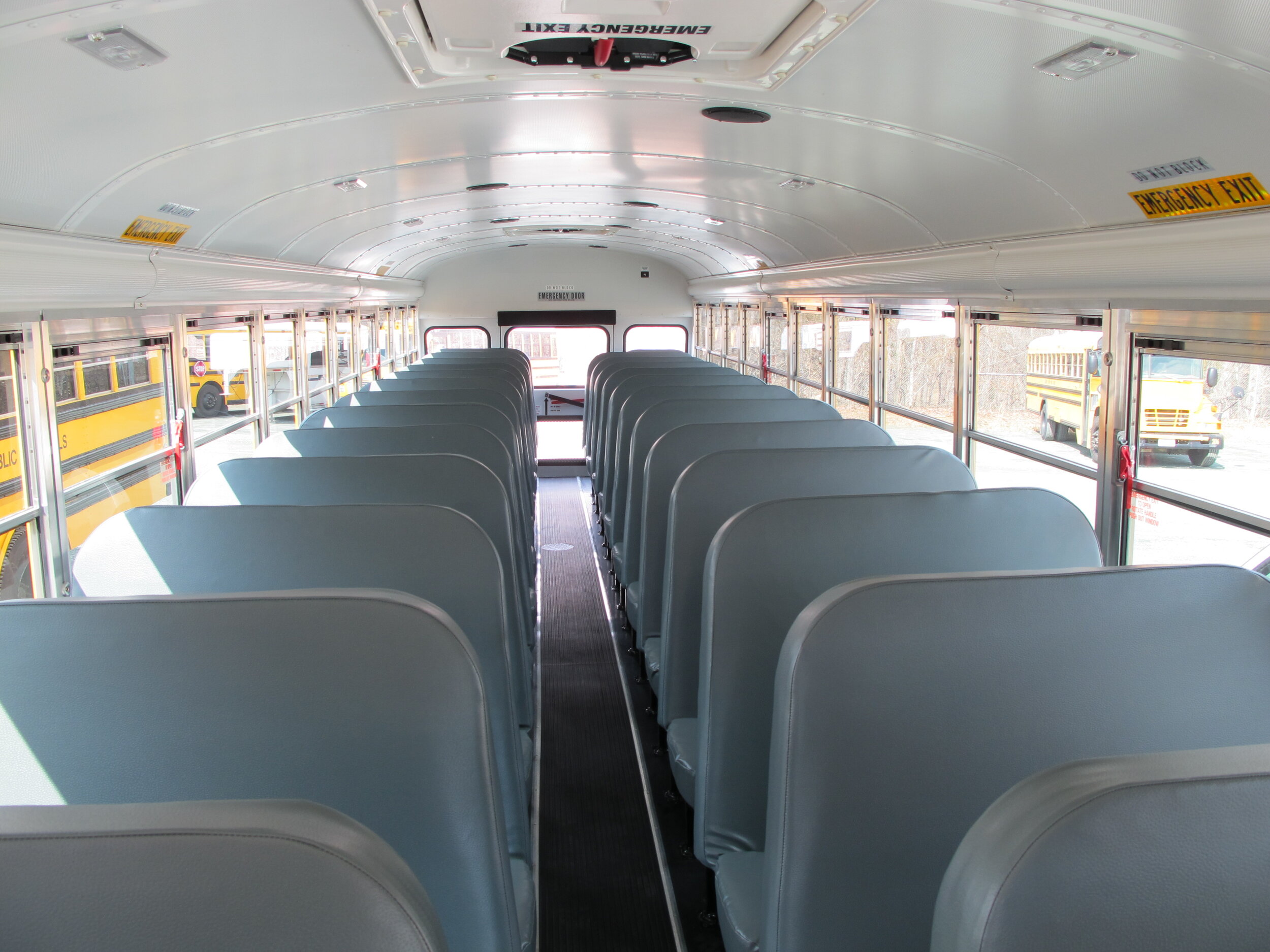 School Bus inside with lots of Room