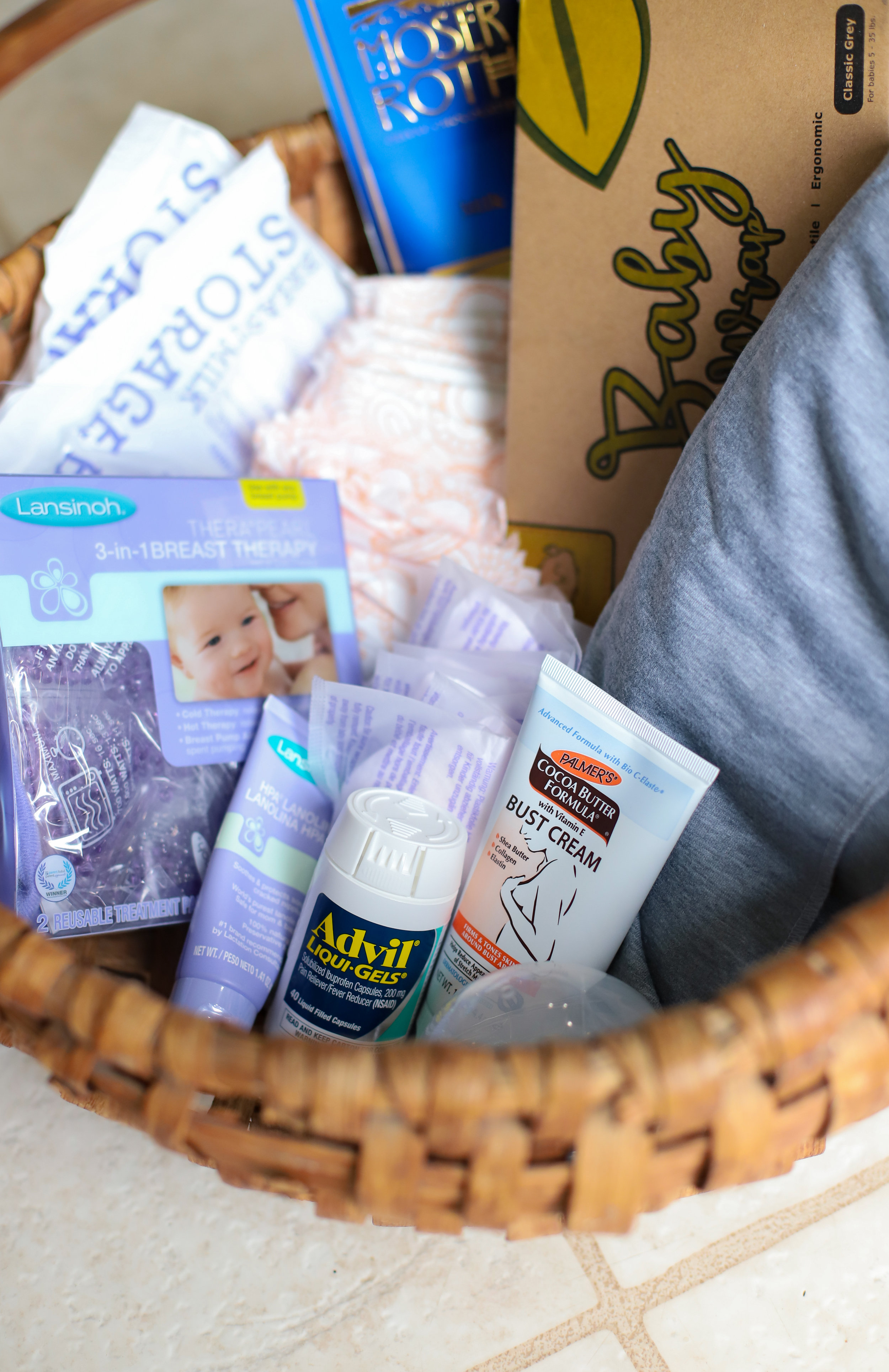 postpartum gift basket for mom