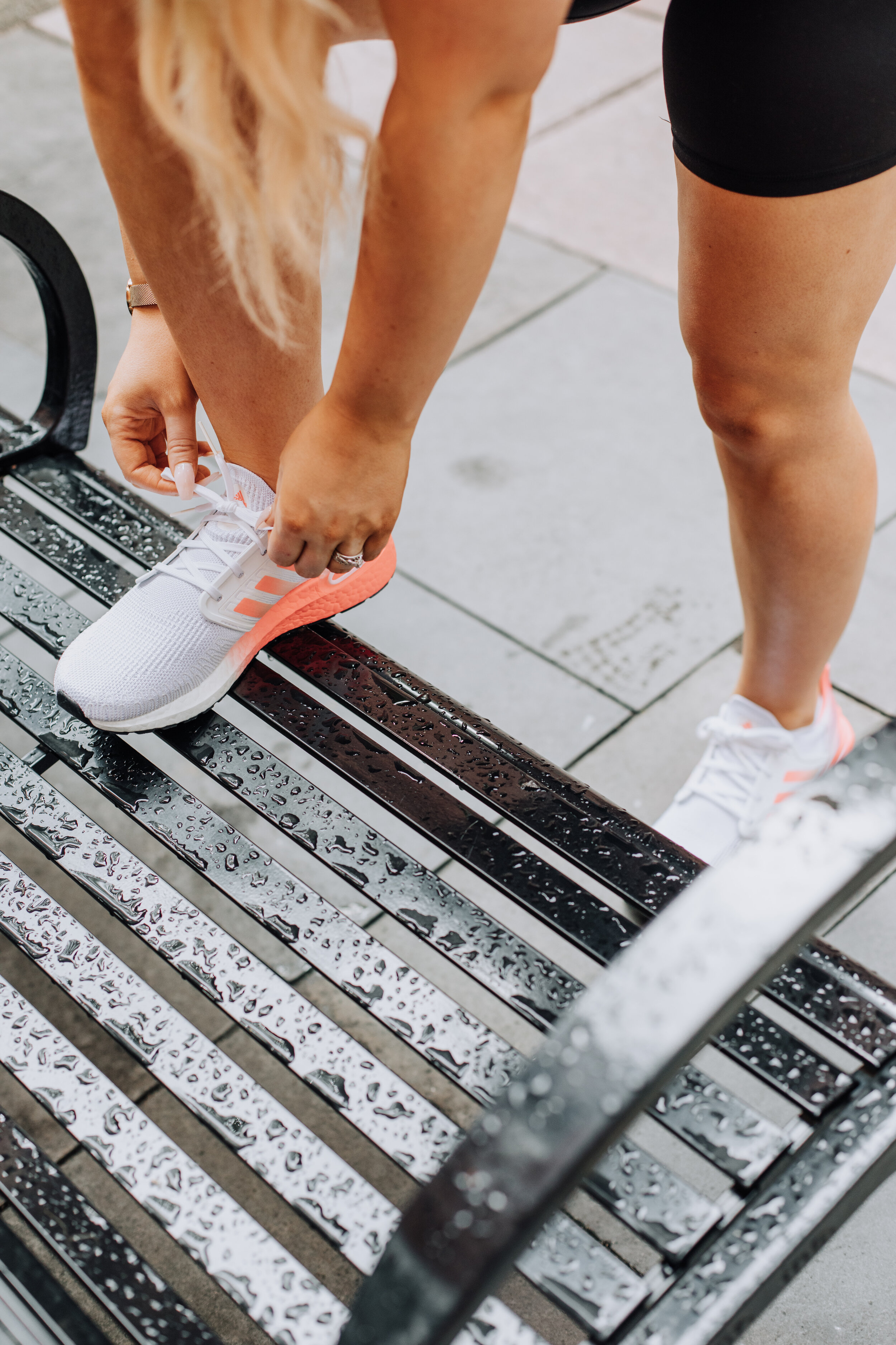 women wearing adidas ultra boost